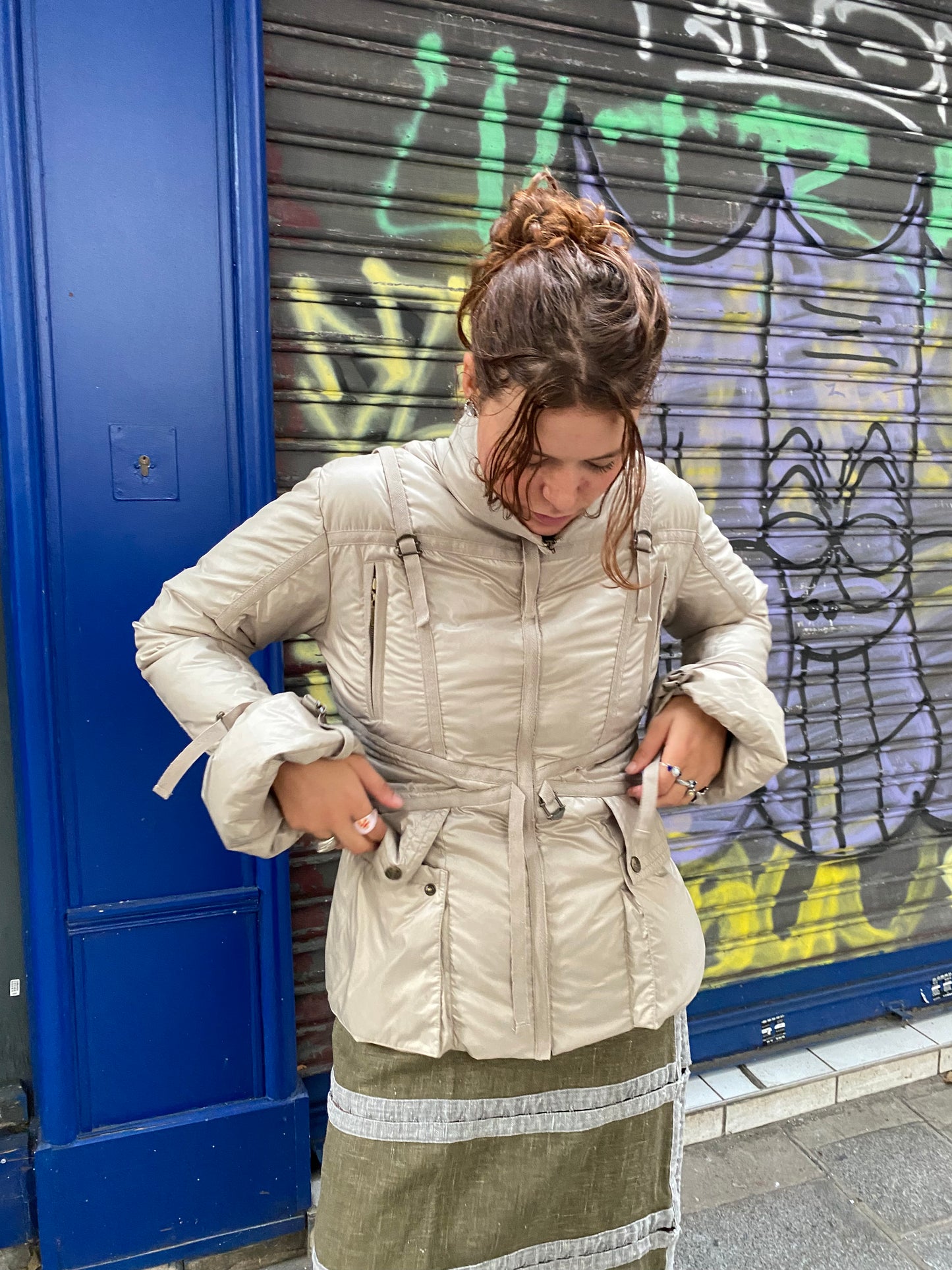 Cavalli puffer jacket bondadge