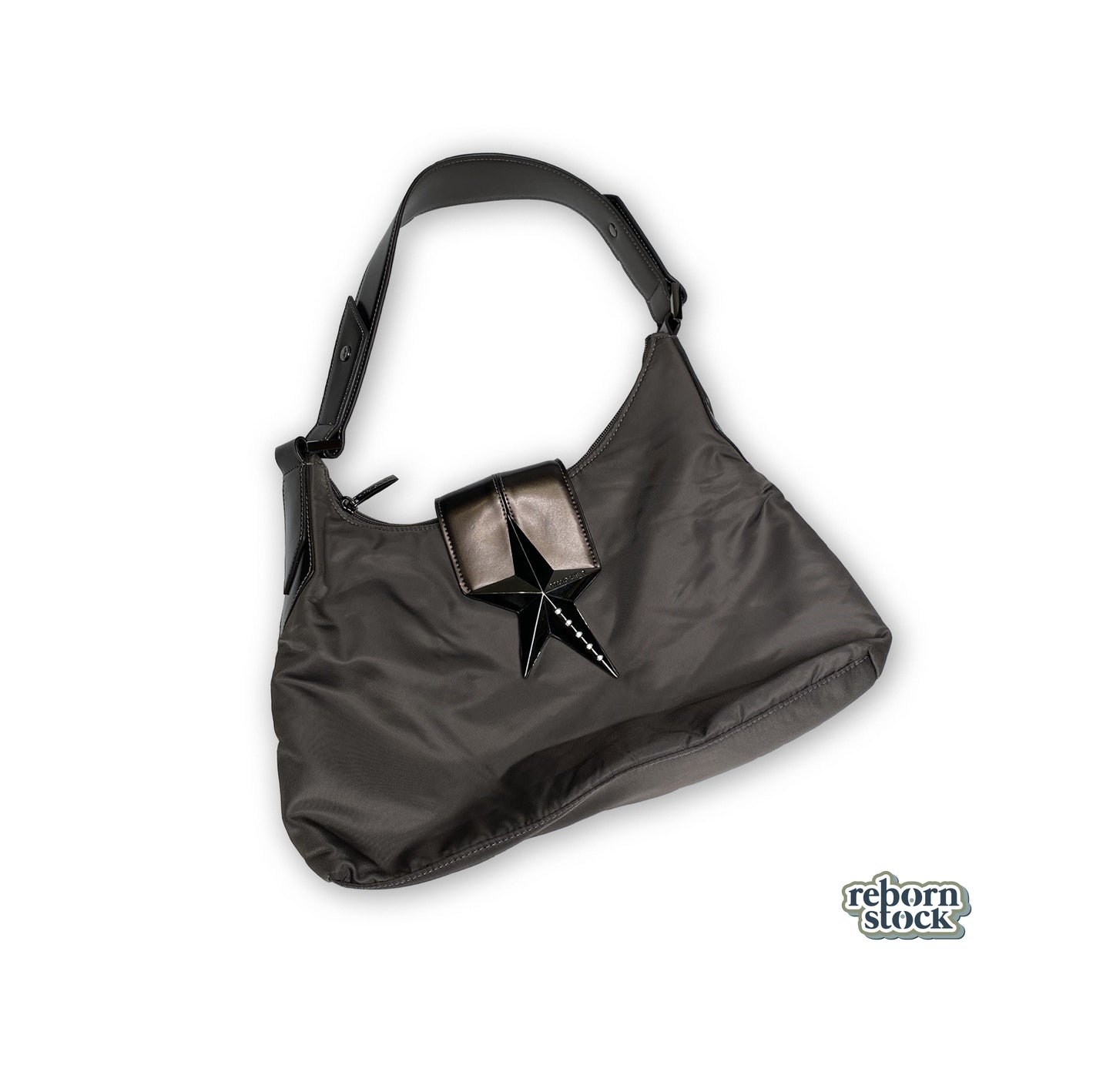 Vintage Thierry Mugler chocolate shoulder bag