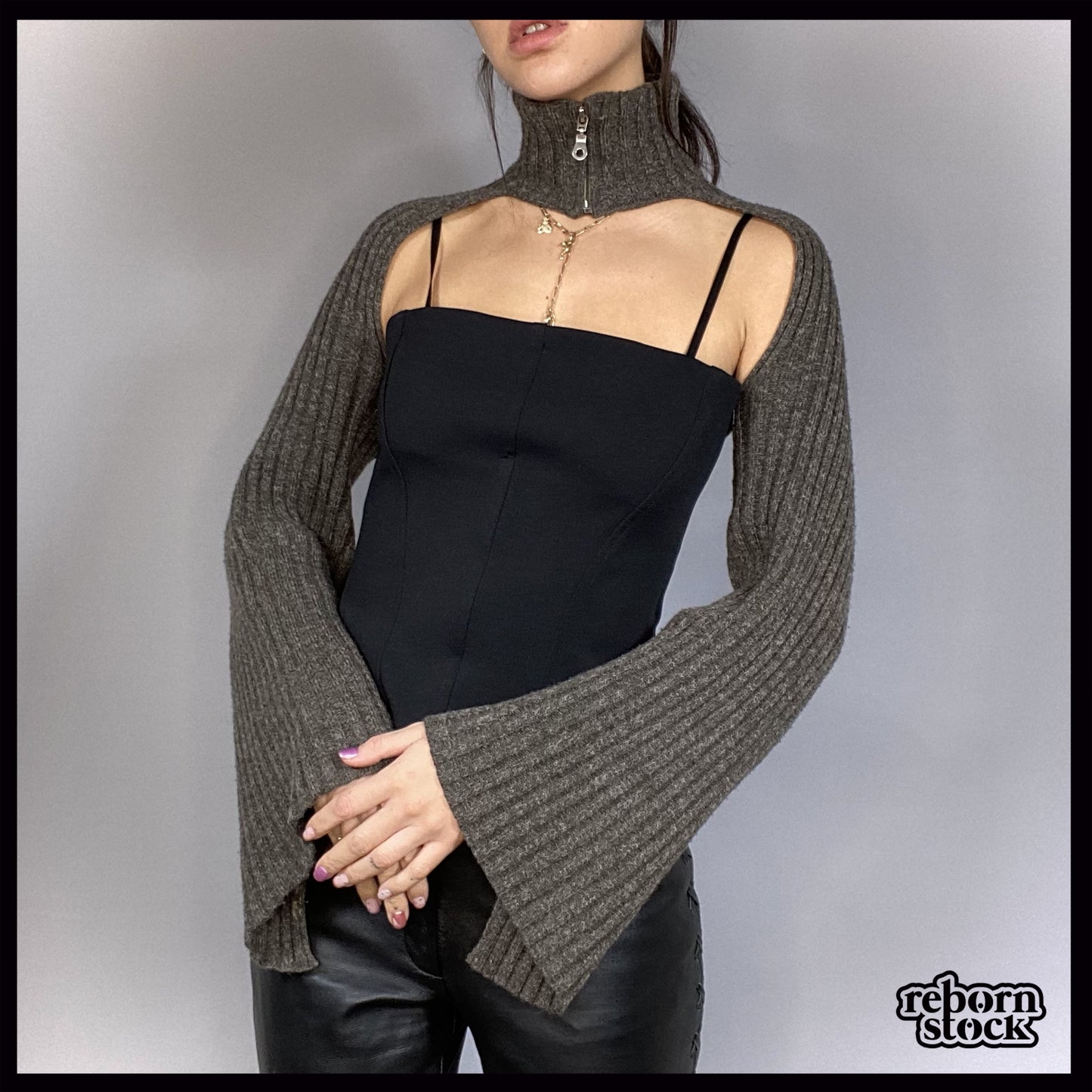 Vintage Morgan de toi corset top jersey